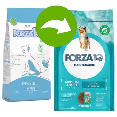 2x12kg Forza10 Maintenance Medium Adult al Pesce 2x12kg Forza10 Maintenance Medium Adult al Pesce